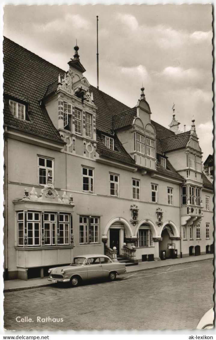 Ansichtskarte Celle Auto Vor Dem Rathaus 1964 - Celle