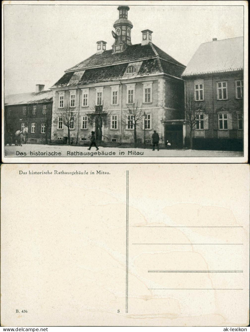 Mitau Jelgava &#1045;&#1083;&#1075;&#1072;&#1074;&#1072; Rathaus 1914 - Latvia