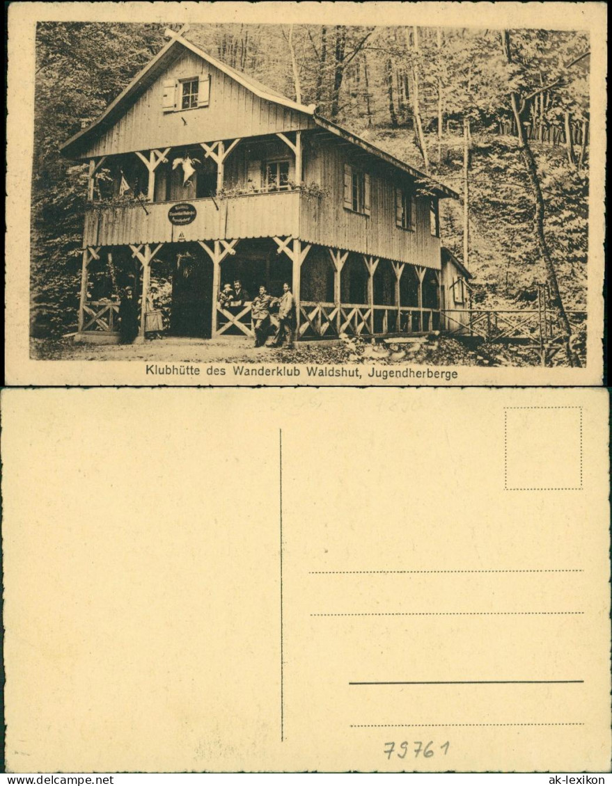 Waldshut-Tiengen Klubhütte Des Wanderklub Waldshut, Jugendherberge 1923 - Waldshut-Tiengen