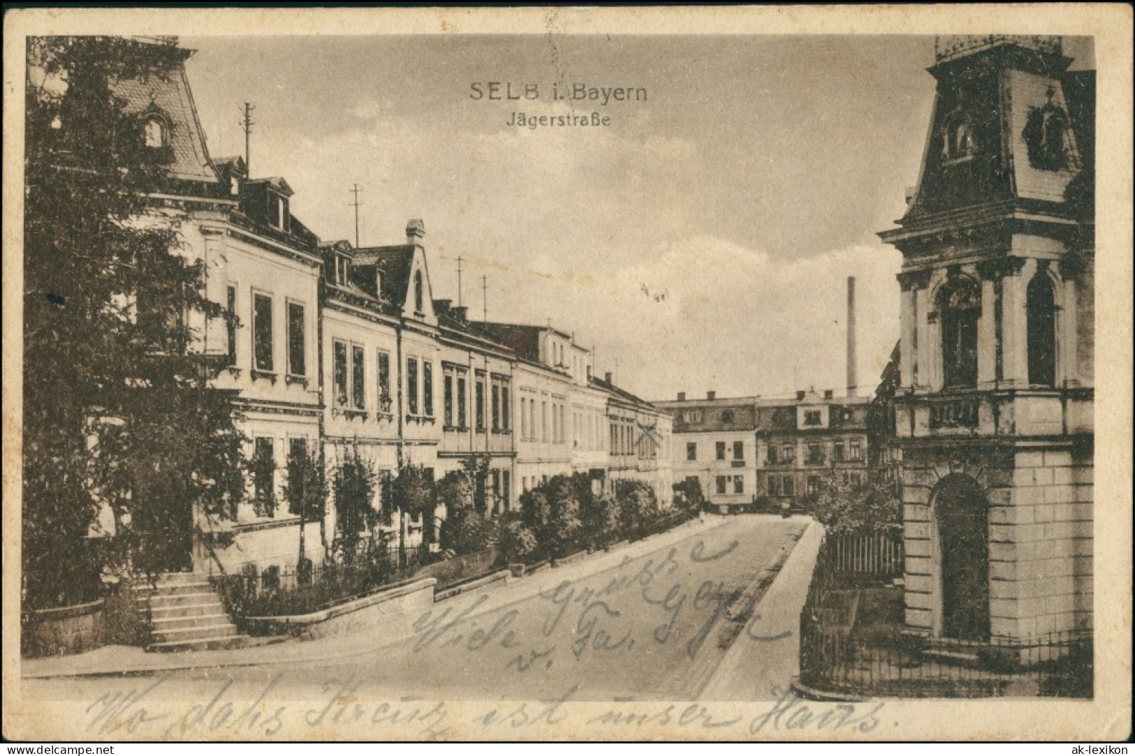 Ansichtskarte Selb (Bayern) Jägerstrasse 1926 - Selb