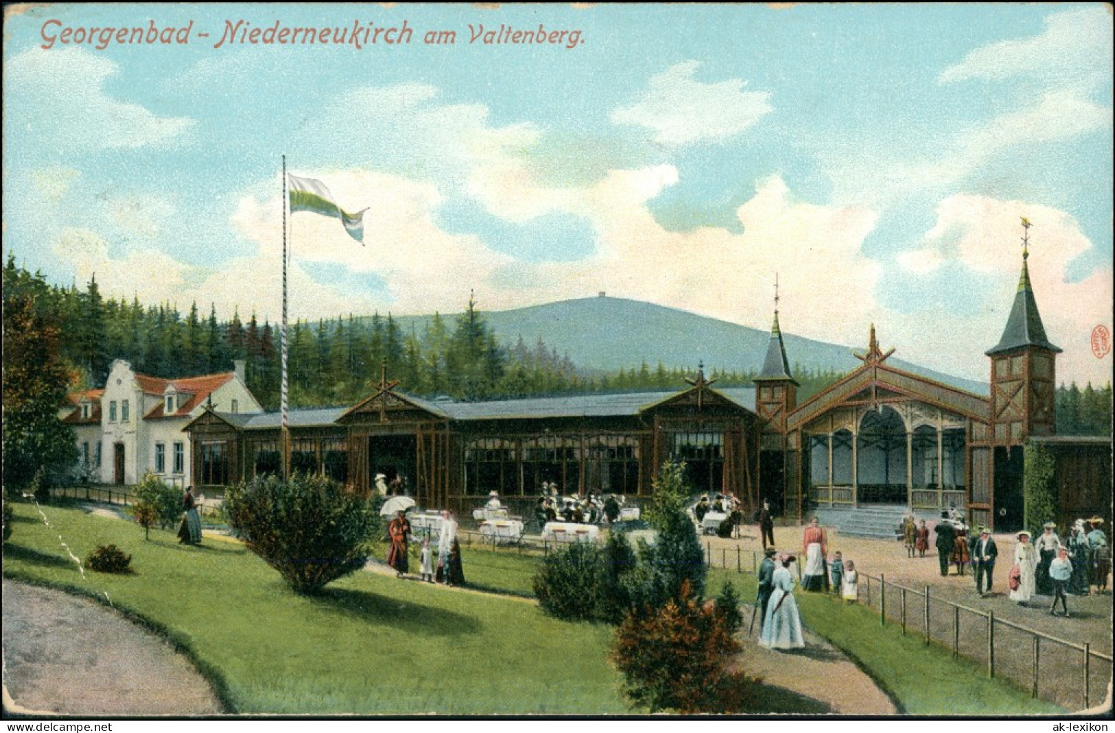 Neukirch (Lausitz) Oberneukirch | Wjazo&#324;ca Valtenberg-Gasthaus 1909 - Neukirch (Lausitz)