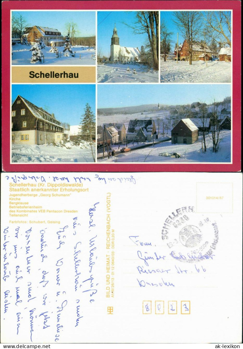 Schellerhau-Altenberg (Erzgebirge) Schellerhau - Ansichten 1984/1987 - Schellerhau