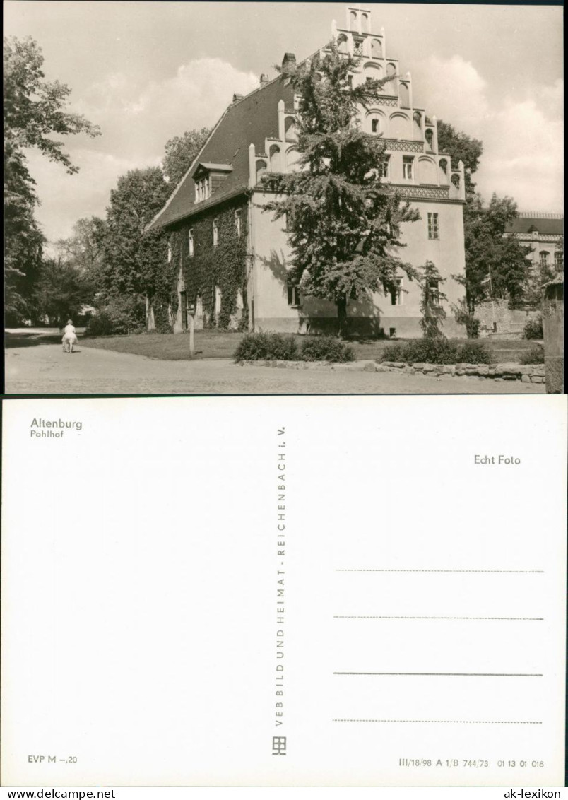 Ansichtskarte Altenburg Pohlhof 1977/1973 - Altenburg