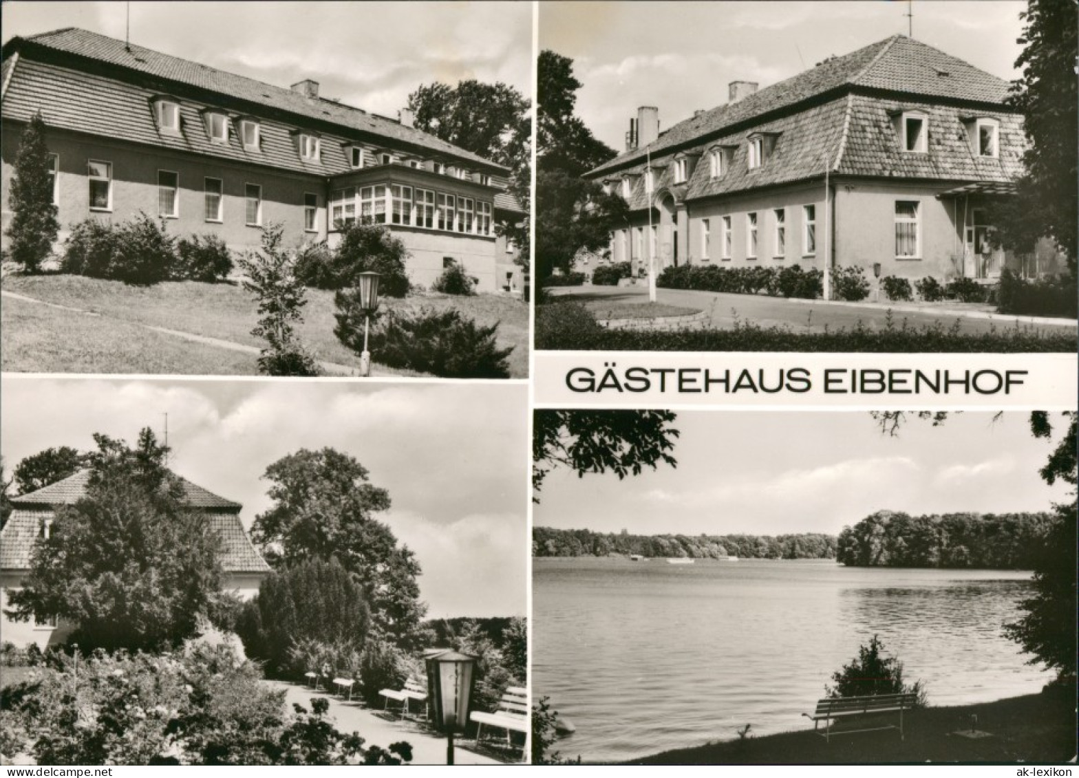 Ansichtskarte Bad Saarow Herrenhaus Eibenhof - 4 Bild 1978 - Bad Saarow