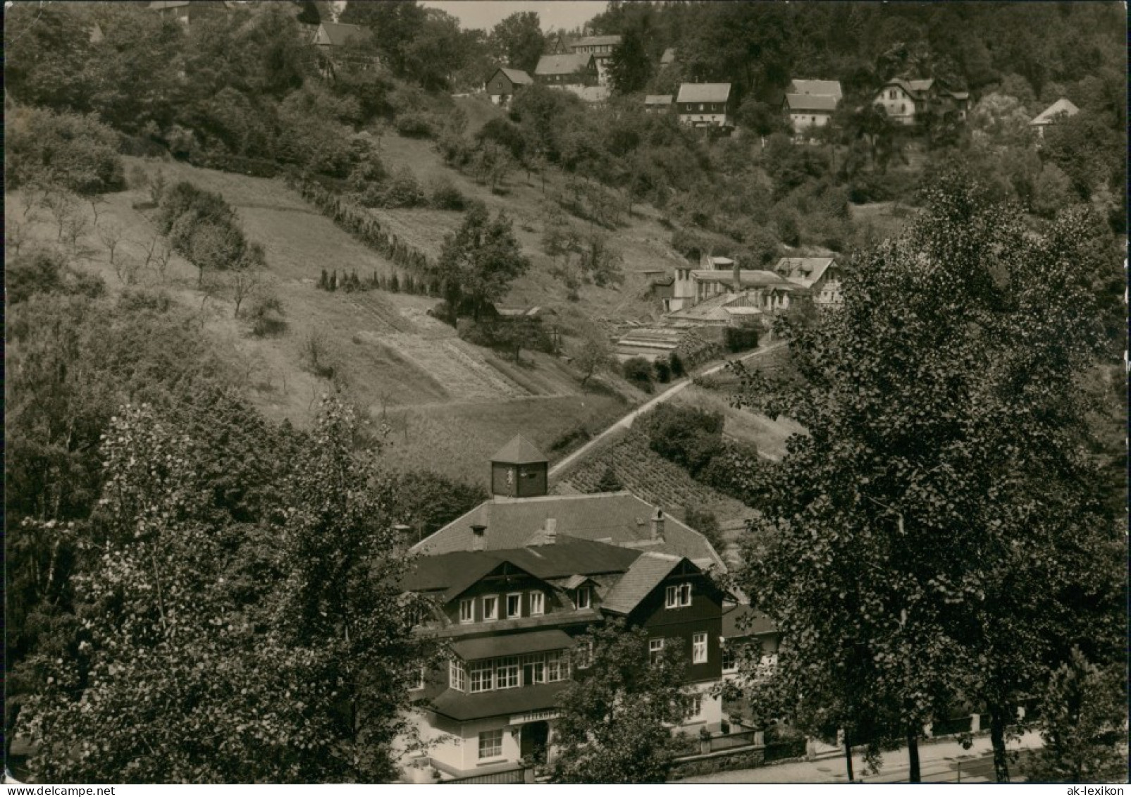 Ansichtskarte Kipsdorf-Altenberg (Erzgebirge) Stadtpartie 1972 - Kipsdorf