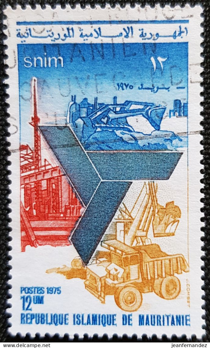 Mauritanie 1975 Nationalization Of The Mining Industry  Stampworld N° 516 - Mauritanie (1960-...)