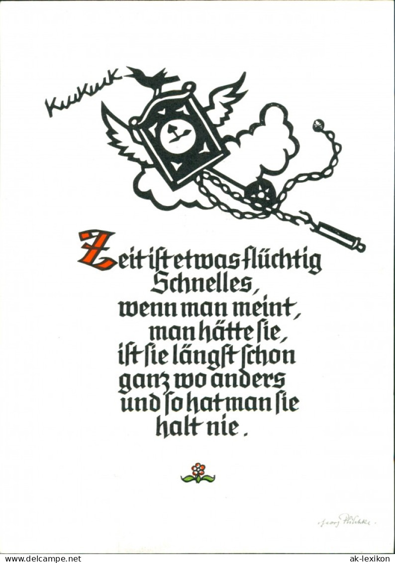 Scherenschnitt/Schattenschnitt Zeit 1977  Sonderstempel   2005 Sachrang - Scherenschnitt - Silhouette