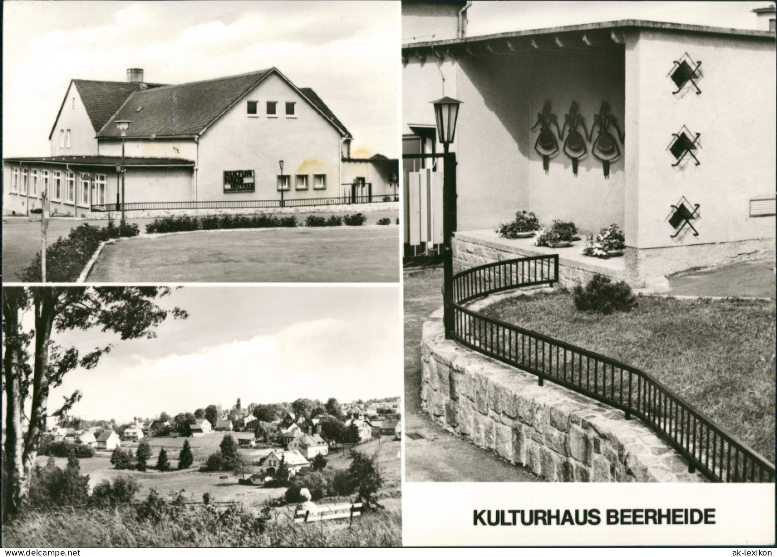 Beerheide-Auerbach (Vogtland) Kulturhaus MB Gel. Landpoststempel 1981 - Auerbach (Vogtland)