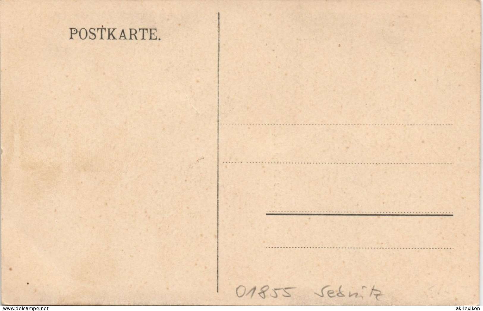Ansichtskarte Sebnitz 2 Bild Restauration Und Stadt Hochbusch 1923 - Sebnitz