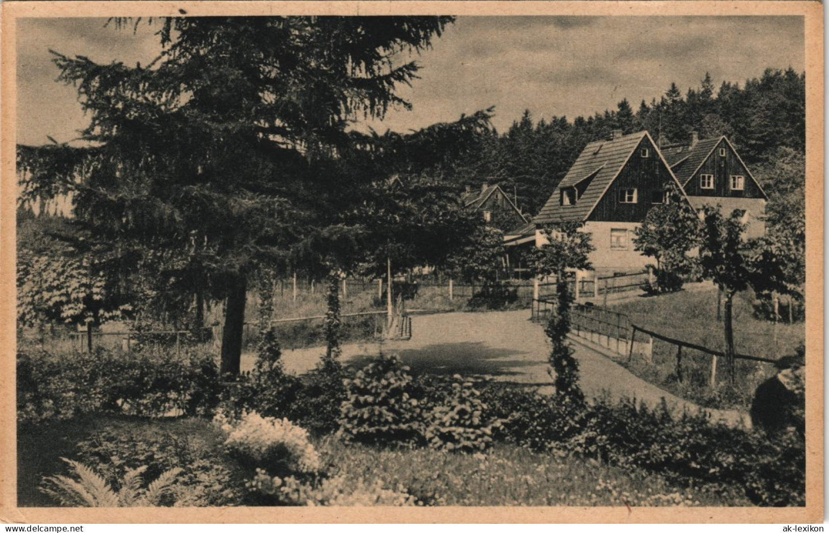 Ansichtskarte Zwiesel-Bad Gottleuba-Berggießhübel Stadtpartie 1927 - Bad Gottleuba-Berggiesshuebel