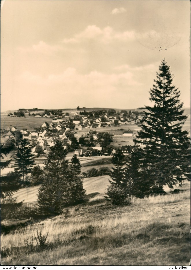 Breitenbrunn (Erzgebirge) Panorama-Ansicht Ort Erzgebirge 1964/1963 - Breitenbrunn