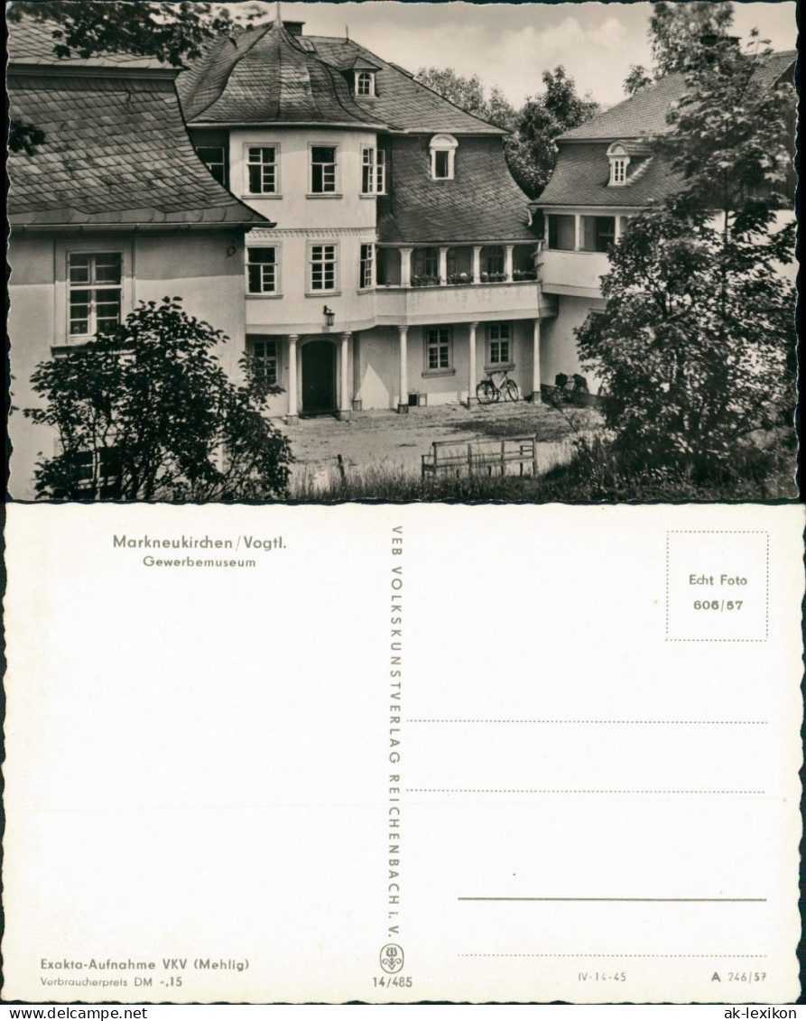 Ansichtskarte Markneukirchen Gewerbemuseum 1957 - Markneukirchen