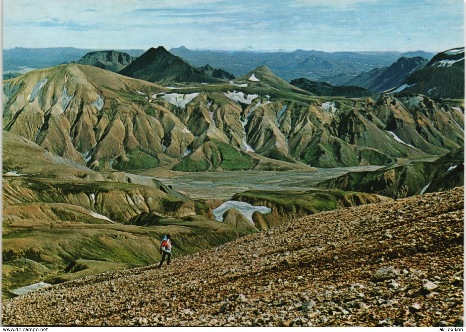 Island  Iceland Jökulgili Nágrenni Landmannalauga Iceland Postcard 1975 - Islande