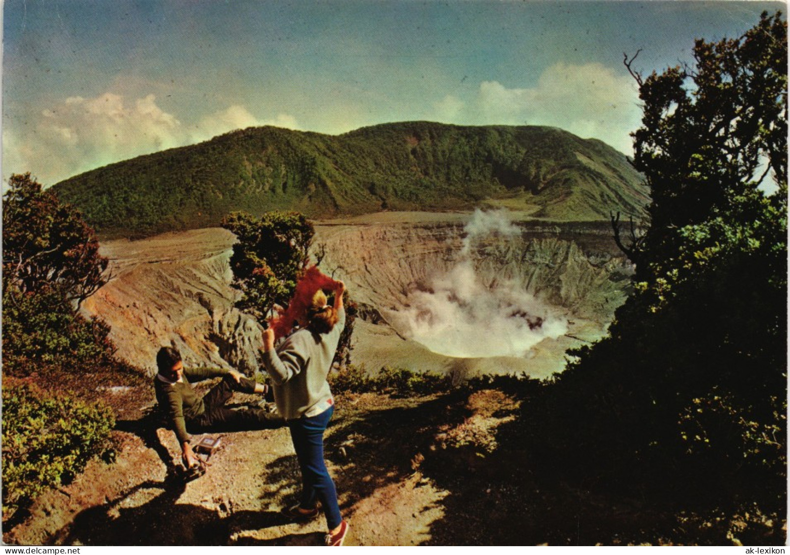 Costa Rica (Allgemein) Vulkan Volcán Poás Alajuela Costa Rica 1970 - Costa Rica