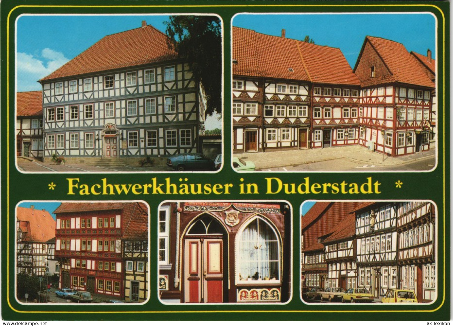 Duderstadt Duderstädter Fachwerk (Gotik, Renaissance, Barock) Mehrbild-AK 1980 - Duderstadt