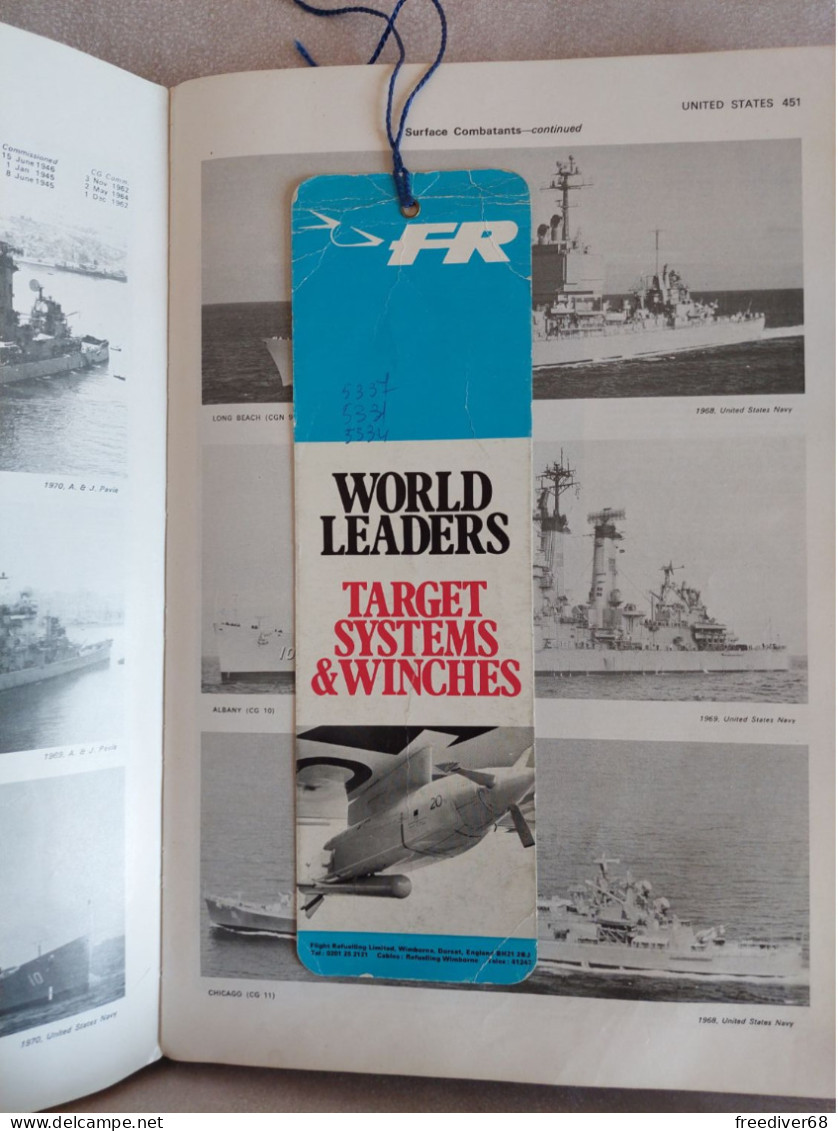 JANE'S FIGHTING SHIPS 1971-72 RARISSIMA Copia Marina Militare Vespucci Palinuro NImitz Ark Royal Vittorio Veneto - Other & Unclassified