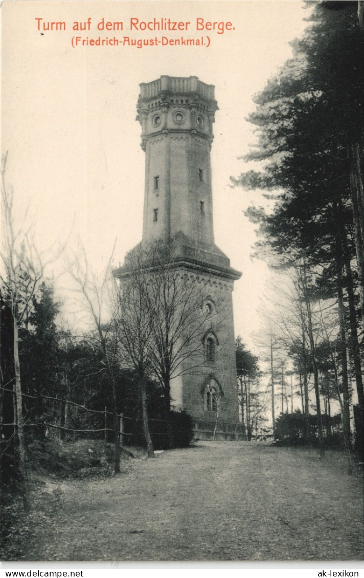 Ansichtskarte Rochlitz Partie Auf Dem Rochlitzer Berg 1914 - Rochlitz