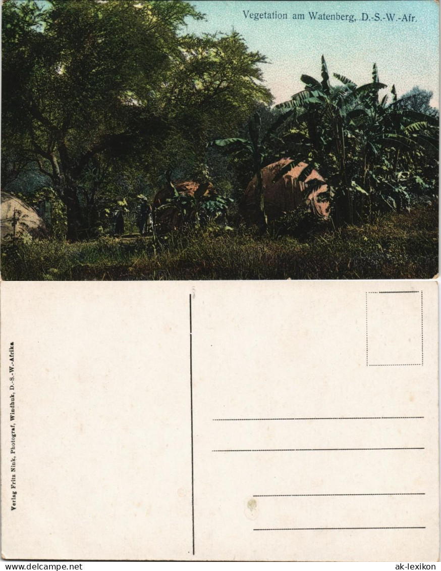 Postcard .Namibia Deutsch-Südwestafrika DSWA Kolonie Watenberg 1911 - Namibië