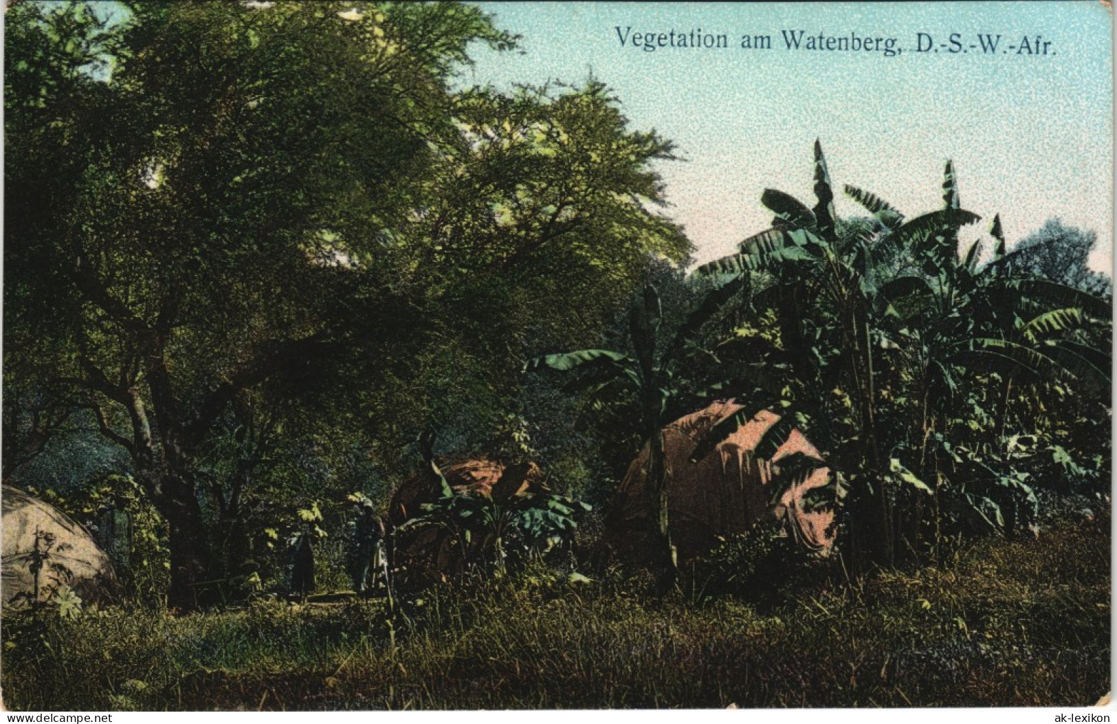 Postcard .Namibia Deutsch-Südwestafrika DSWA Kolonie Watenberg 1911 - Namibia