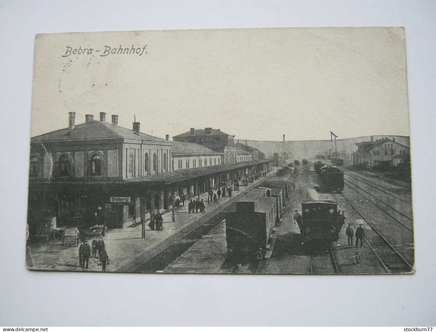 BEBRA , Bahnhof Mit Zügen , Schöne   Karte Um 1923 - Bebra