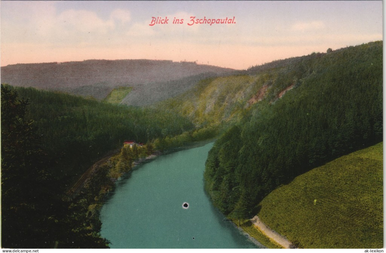 Ansichtskarte Zschopau Blick Ins Zschopautal 1913 - Zschopau