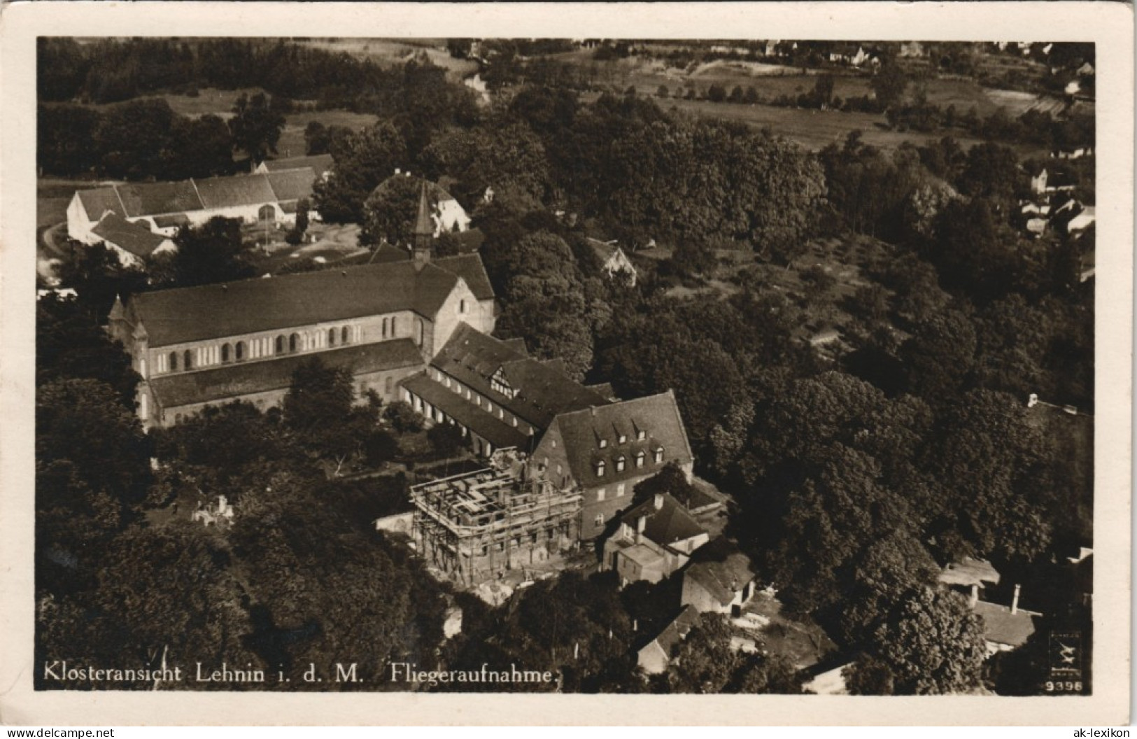 Kloster Lehnin Klosteransicht Lehnin I. D. M. Fliegeraufnahme 1940 - Lehnin