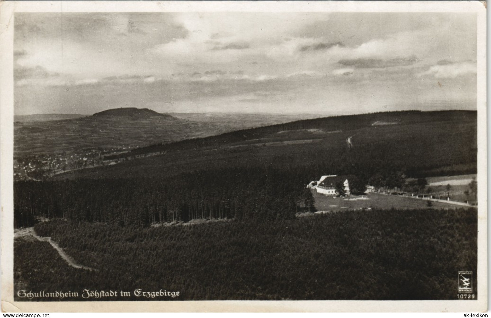 Jöhstadt (Erzgebirge) Luftbild Schullandheim Vom Flugzeug Aus 1940 - Jöhstadt