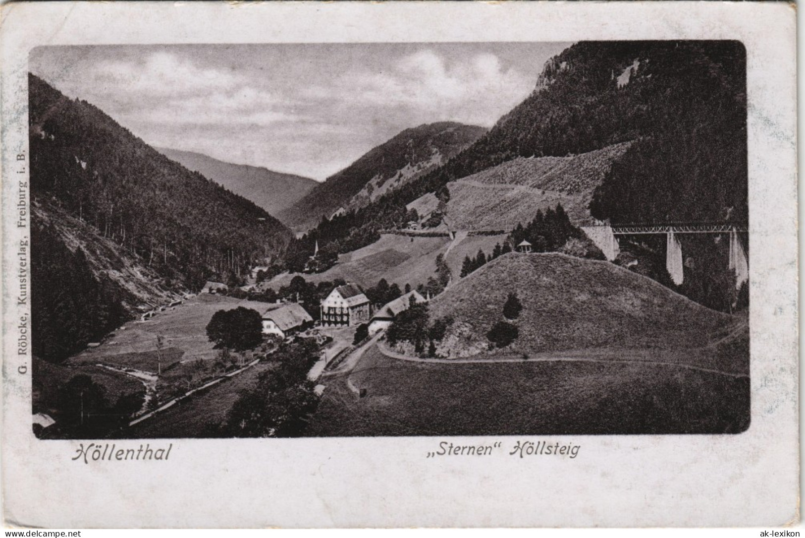 Ansichtskarte Hinterzarten Höllenthal „Sternen" Höllsteig Höllental 1901 - Hinterzarten