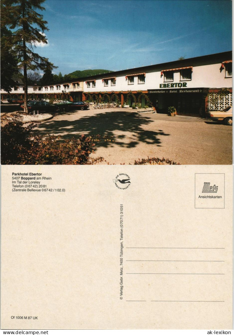 Ansichtskarte Boppard Parkhotel Ebertor 1975 - Boppard