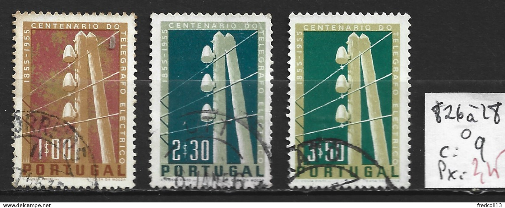 PORTUGAL 826 à 28 Oblitérés Côte 9 € - Used Stamps