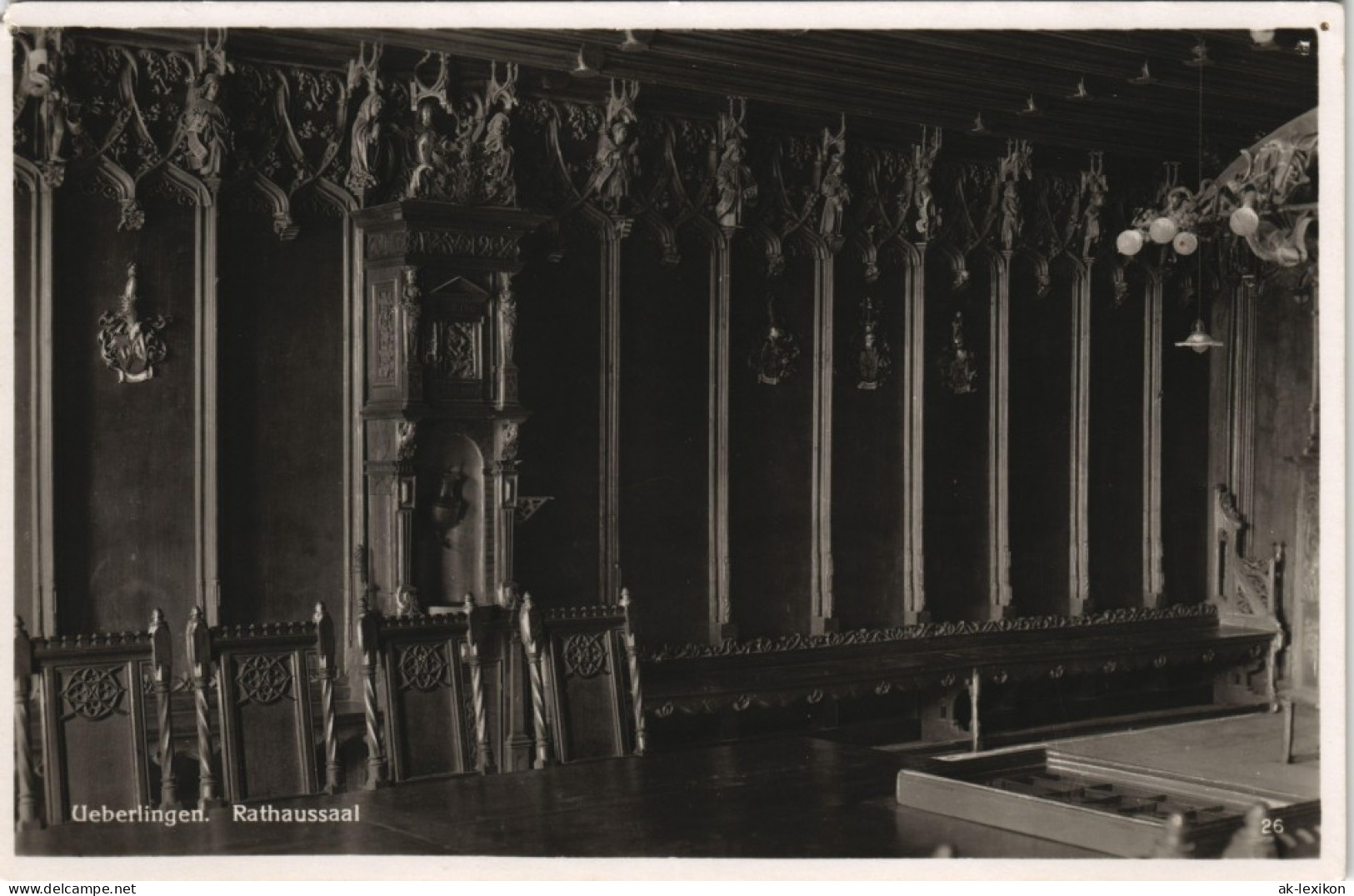 Ansichtskarte Überlingen Rathaussaal 1932 - Überlingen