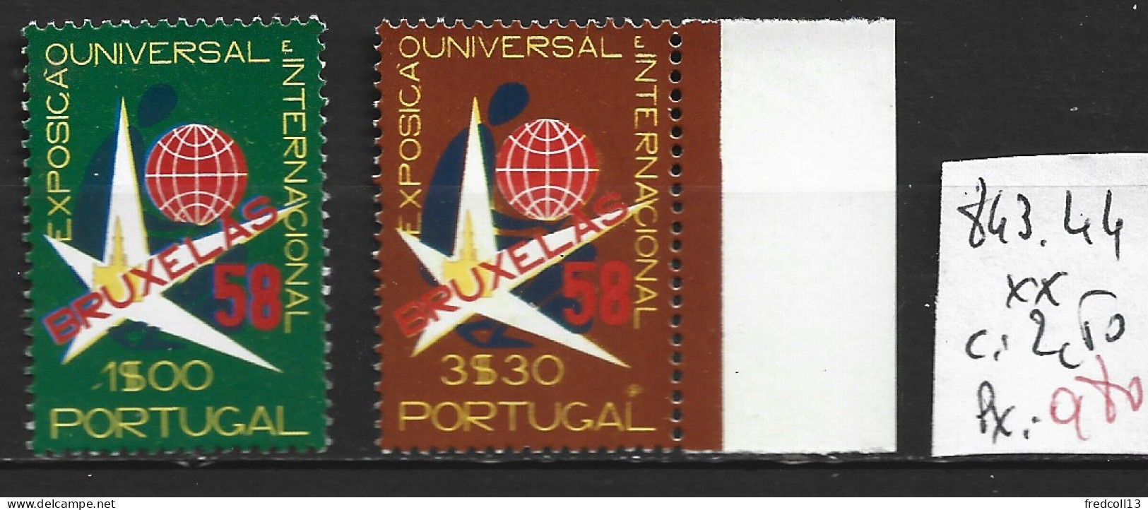 PORTUGAL 843-44 ** Côte 2.50 € - Nuevos