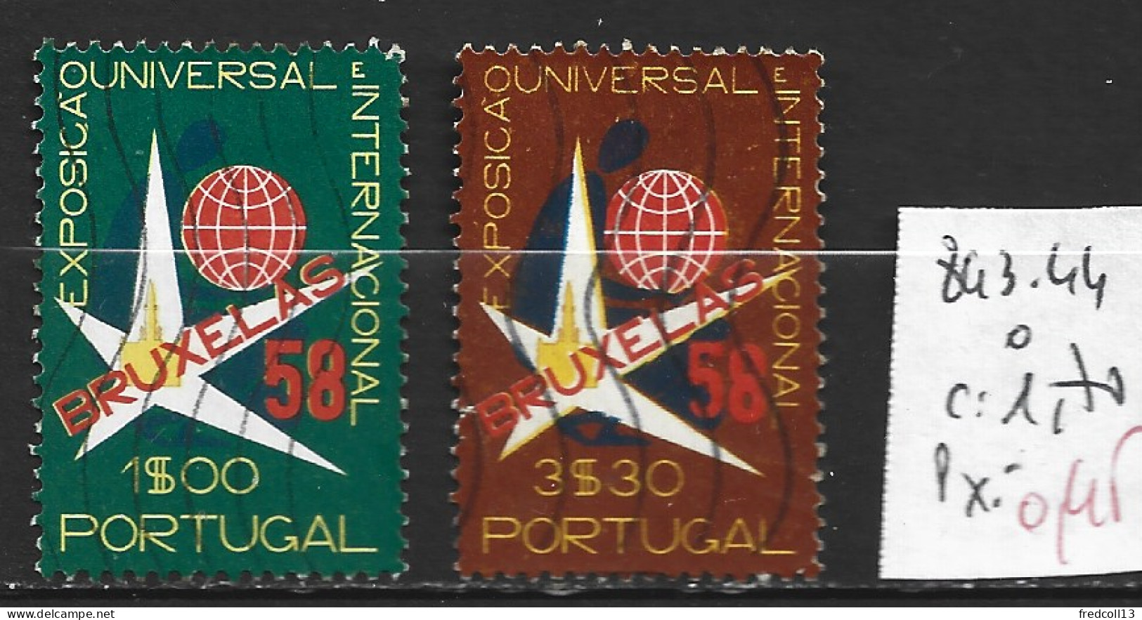 PORTUGAL 843-44 Oblitérés Côte 1.70 € - Used Stamps