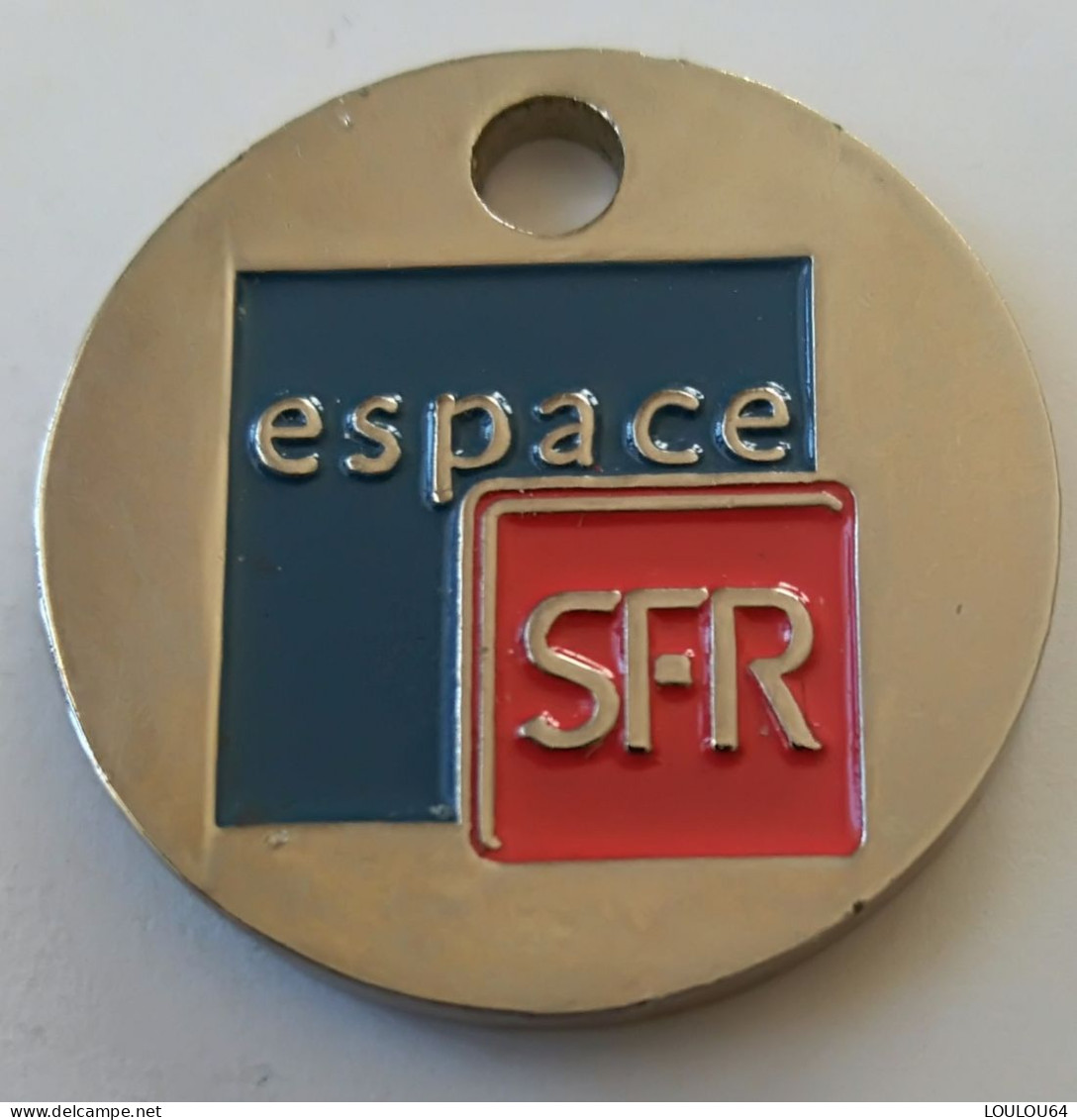 Jeton De Caddie - ESPACE - SFR - En Métal - (1) - - Trolley Token/Shopping Trolley Chip