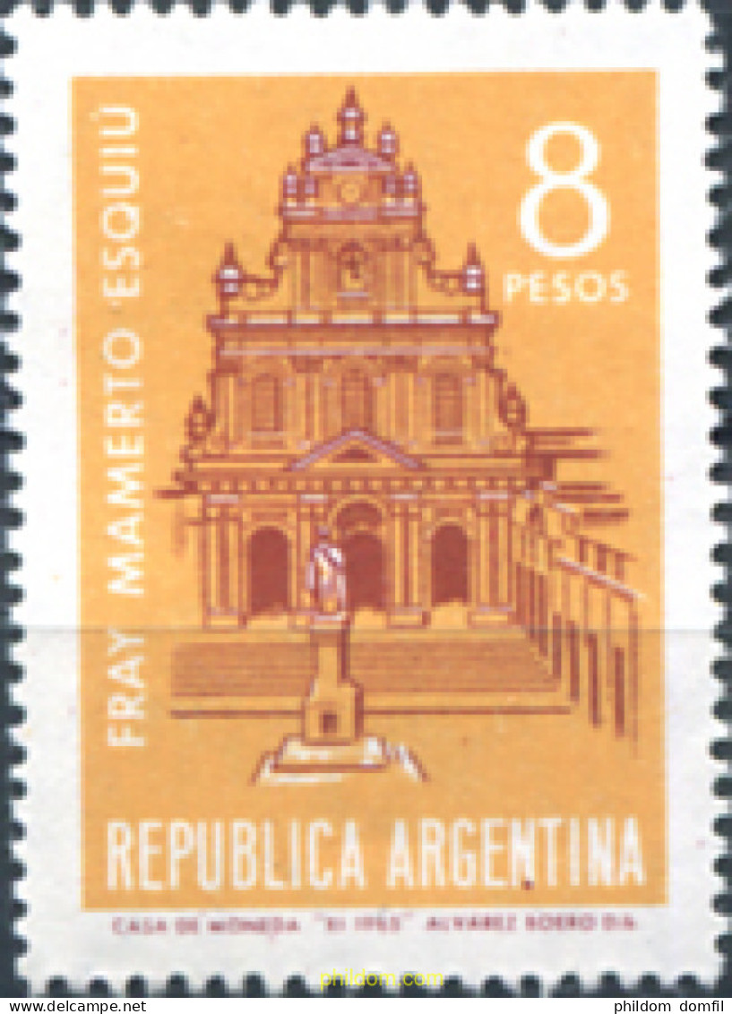 727129 HINGED ARGENTINA 1965 FRAY MAMERTEO ESQUIU - Nuevos
