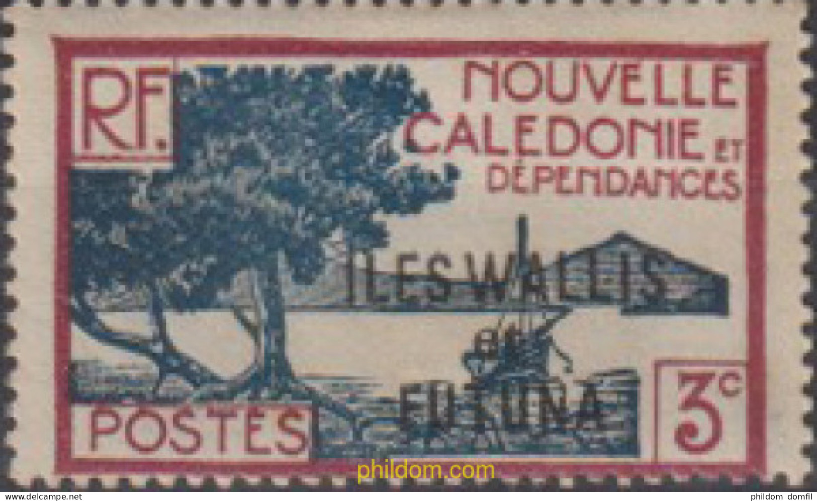 727128 HINGED WALLIS Y FUTUNA 1939 SELLOS DE NUEVA CALEDONIA SOBRECARGADOS - Unused Stamps