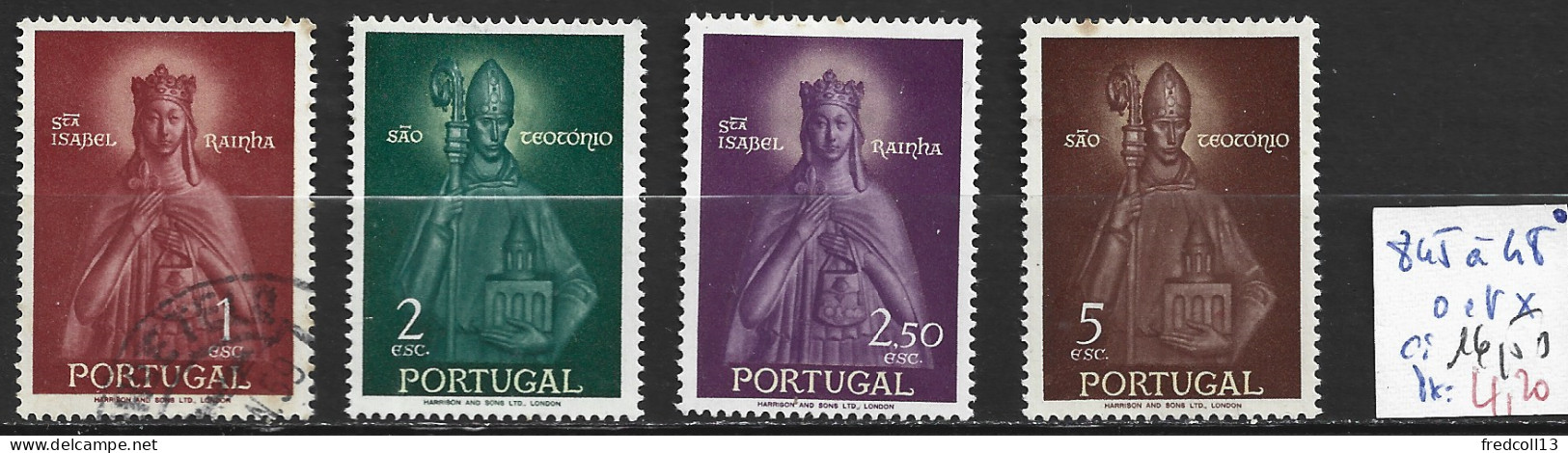 PORTUGAL 845 à 48 * ( 845 Oblitéré ) Côte 16.50 € - Unused Stamps