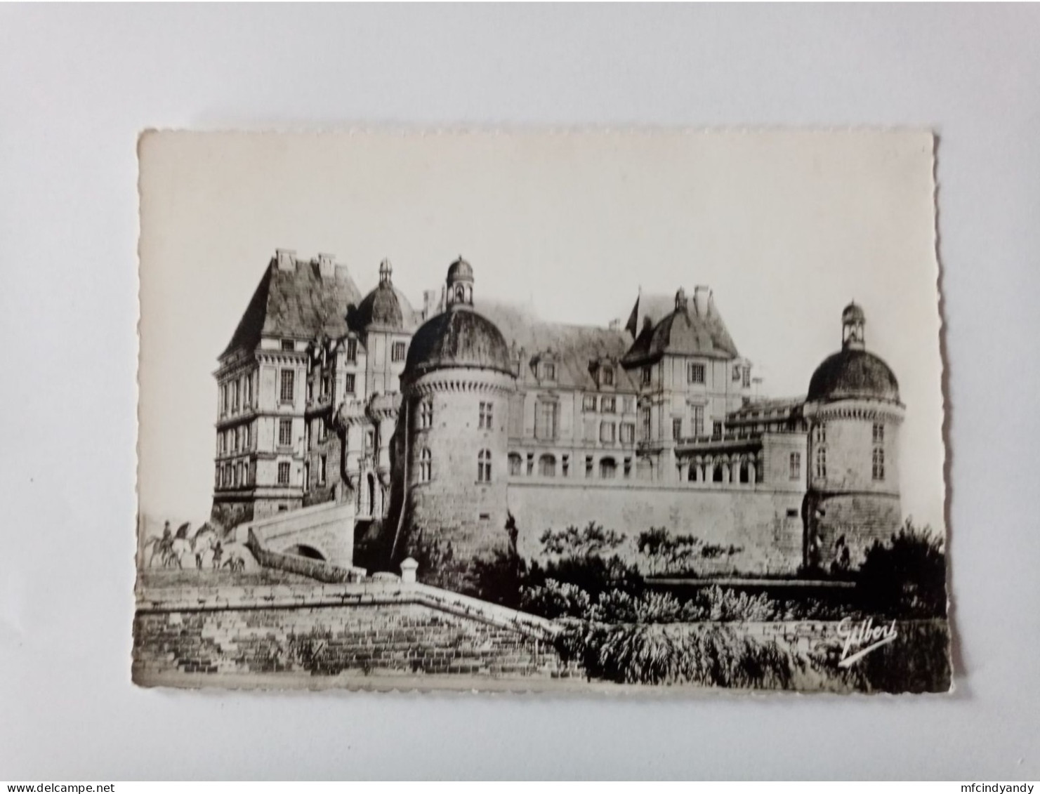 Carte Postale - Hautefort - Château De Hautefort, D'après Une Gravure Romantique     (2ig) - Hautefort