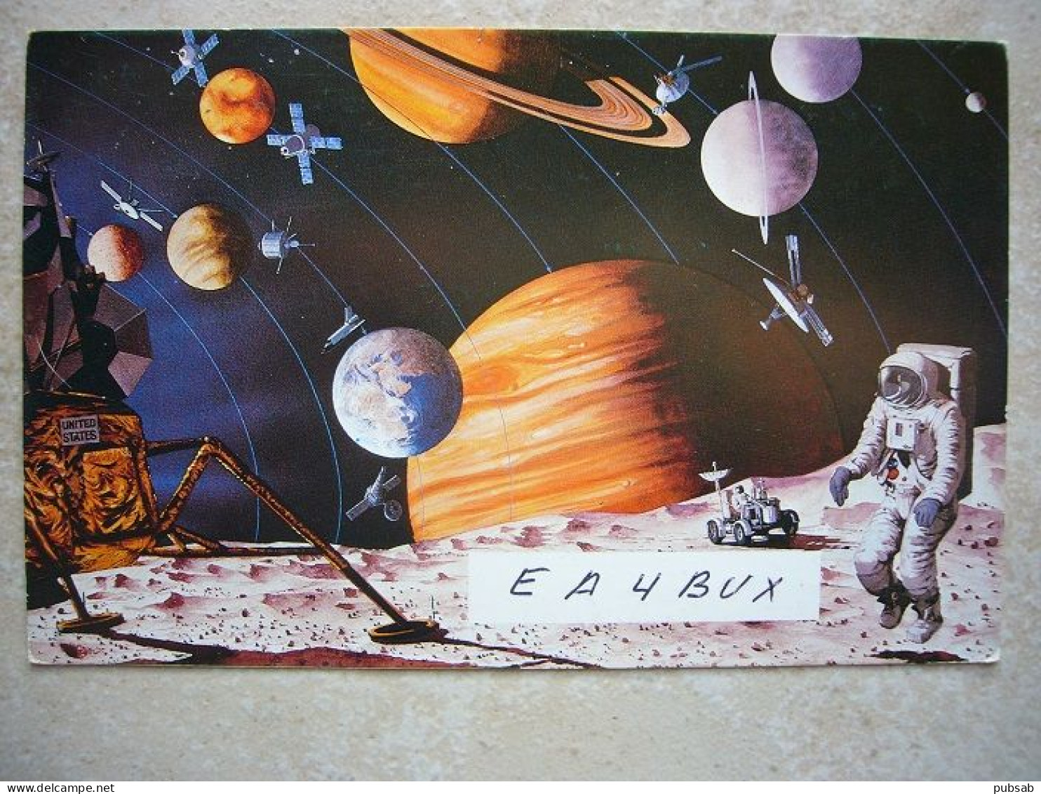 Avion / Airplane / Apollo 11 / Columbia / Mare Tranquillitatis / Carte QSL - Espace