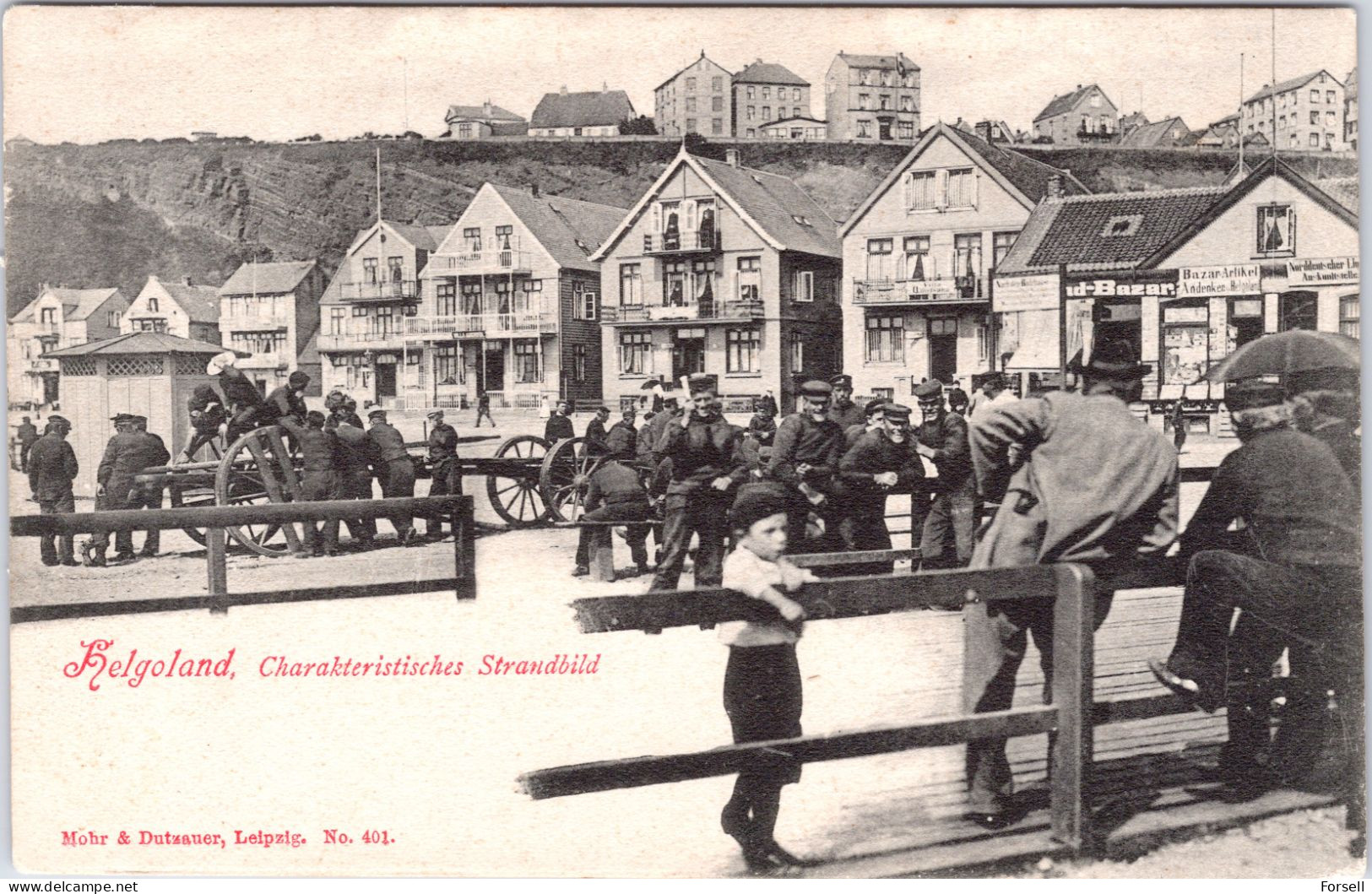 Helgoland, Charakteristisches Strandbild (Ungebraucht) - Helgoland