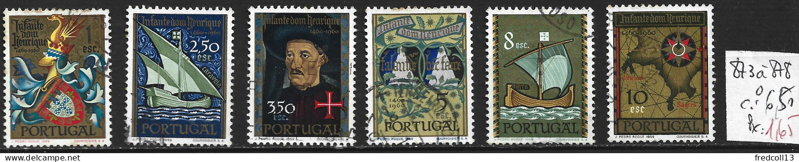 PORTUGAL 873 à 78 Oblitérés Côte 6.50 € - Usado