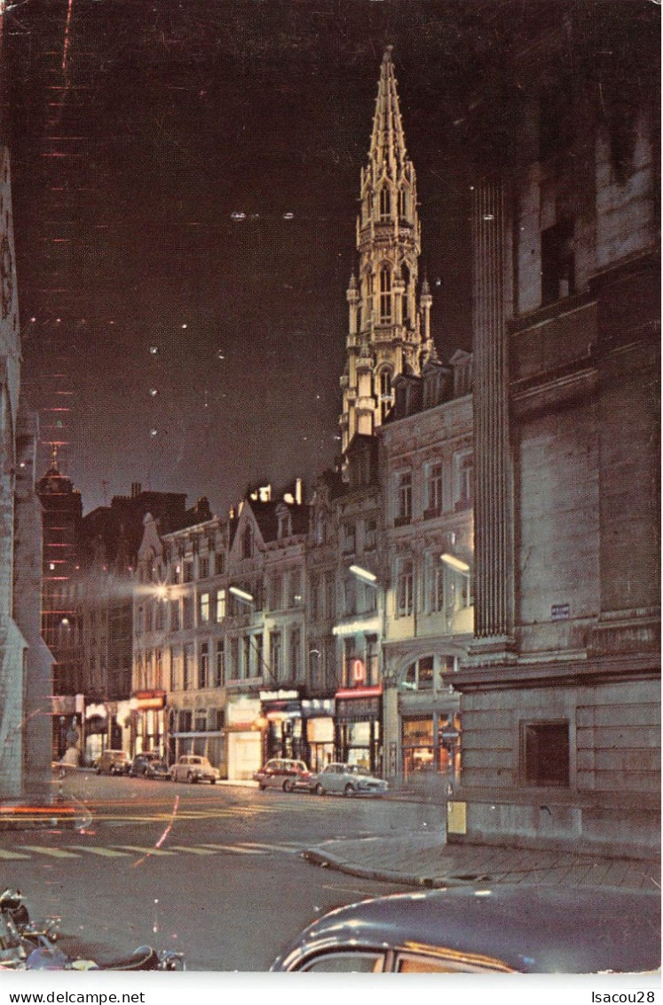 BELGIQUE -BRUXELLES RUE AU BEURRE / VOIR SCAN - Brussel Bij Nacht