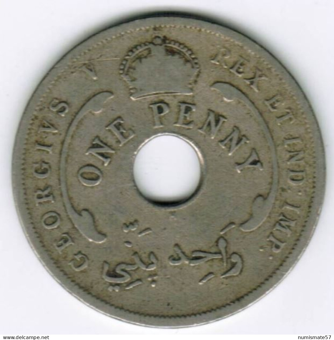 BRITISH WEST AFRICA - ONE PENNY 1919 - GEORGE V - KM 9 - Colonies