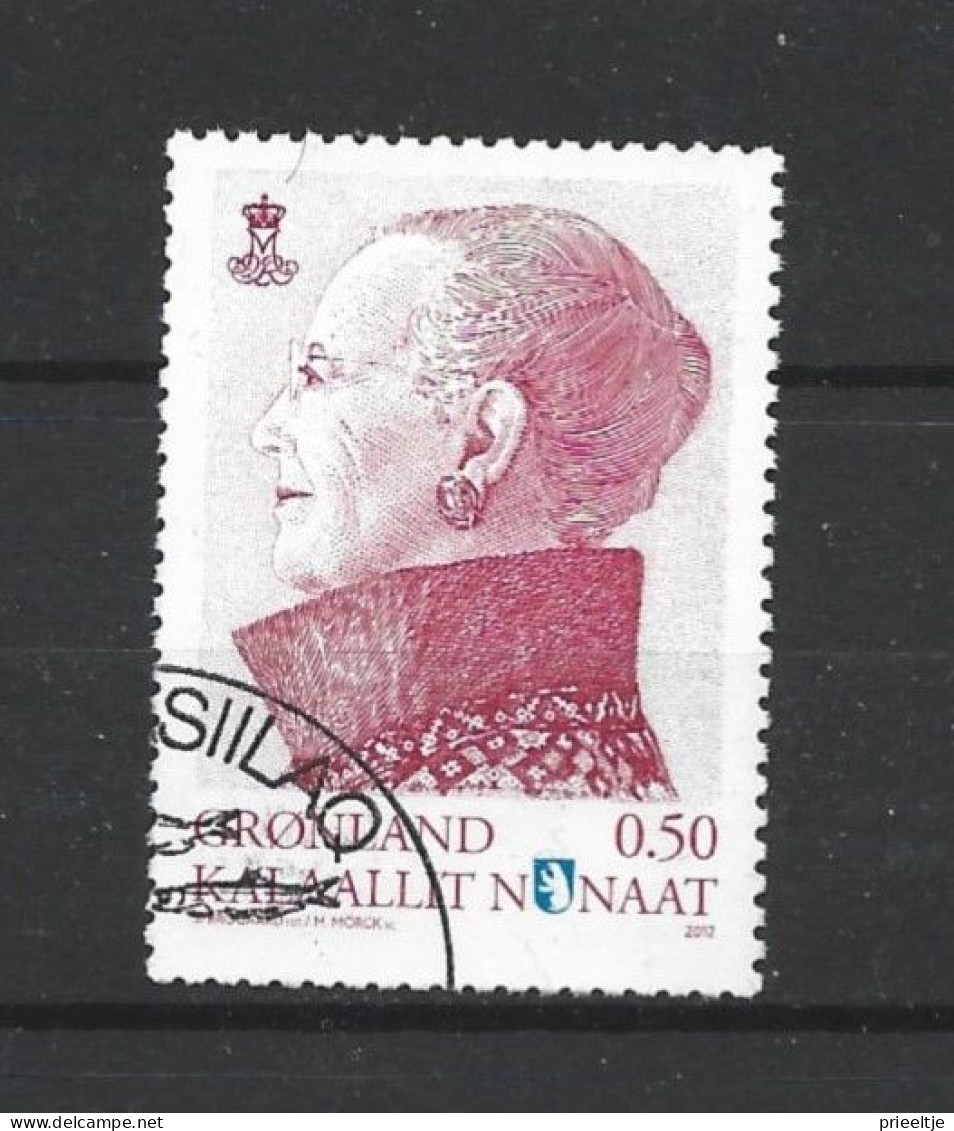 Greenland 2012 Queen Margrethe Y.T. 602 (0) - Used Stamps