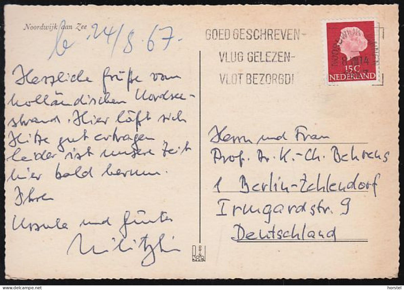 Netherland - Noordwijk Aan  Zee - Street View - Lighthouse - Leuchtturm - Nice Stamp - Noordwijk (aan Zee)