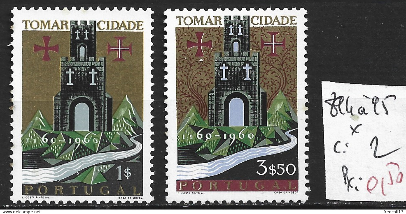 PORTUGAL 894-95 * Côte 2 € - Neufs