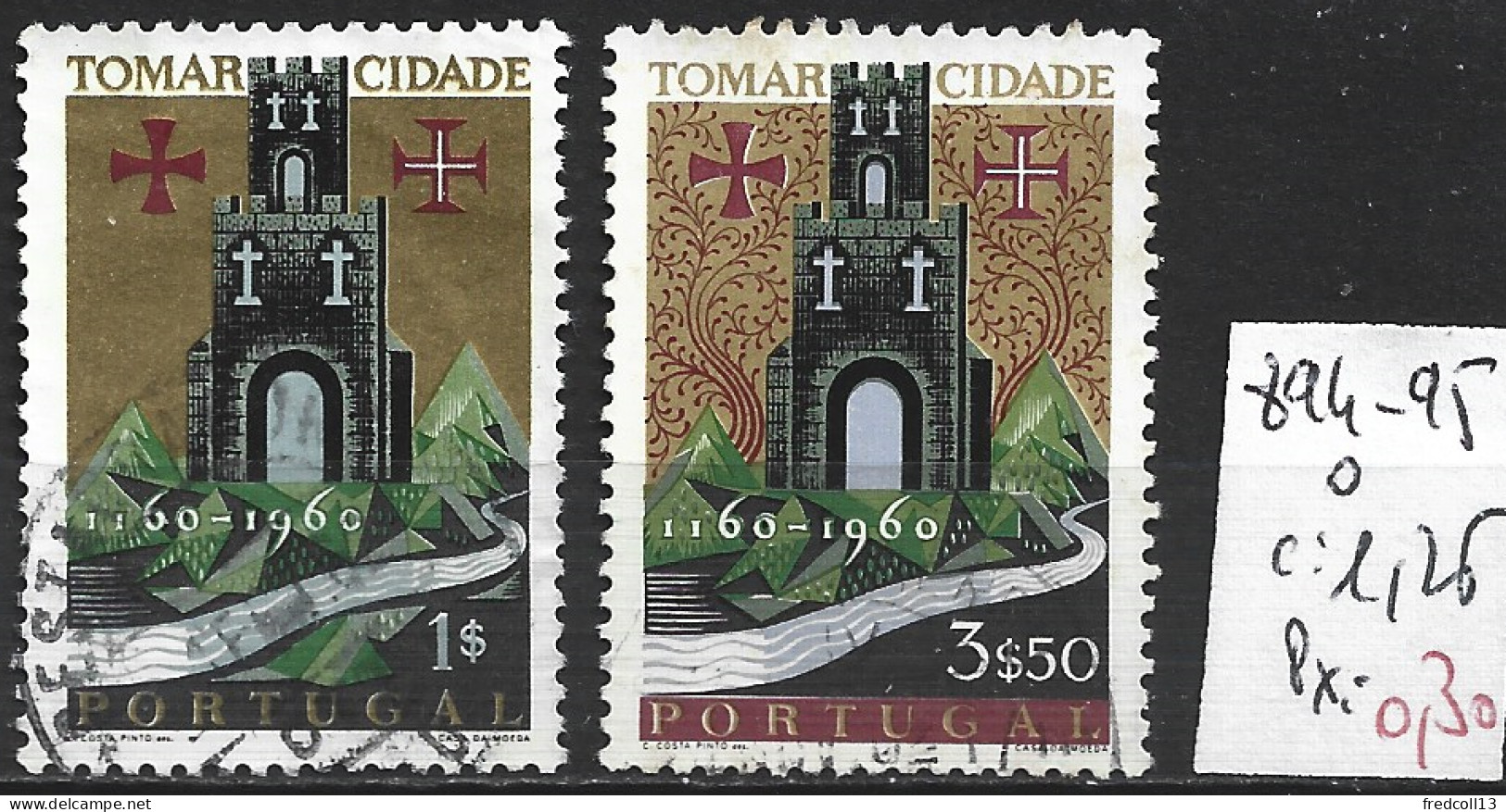 PORTUGAL 894-95 Oblitérés Côte 1.25 € - Gebruikt