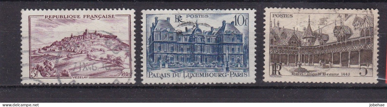 France YT° 759-760 + 499-501 - Used Stamps