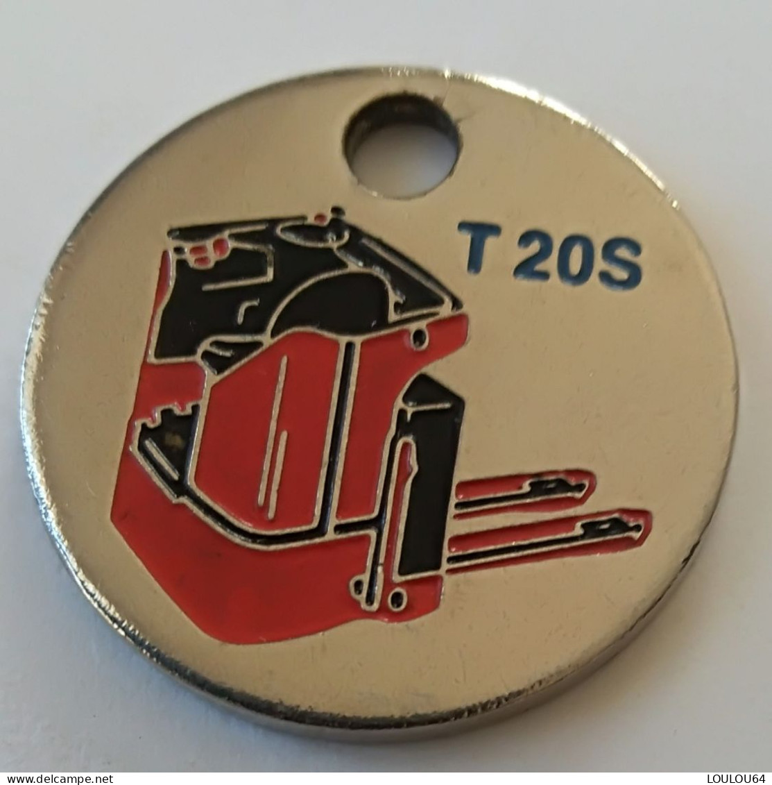 Jeton De Caddie - FENWICK - T 20S - 78 ELANCOURT - En Métal - (1) - - Trolley Token/Shopping Trolley Chip