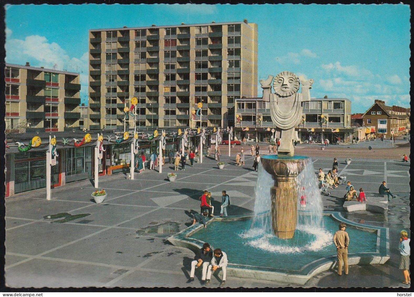 Netherland - Noordwijk Aan  Zee- Vuurtorenplein - Place - Brunnen - Cars - Nice Stamp - Noordwijk (aan Zee)